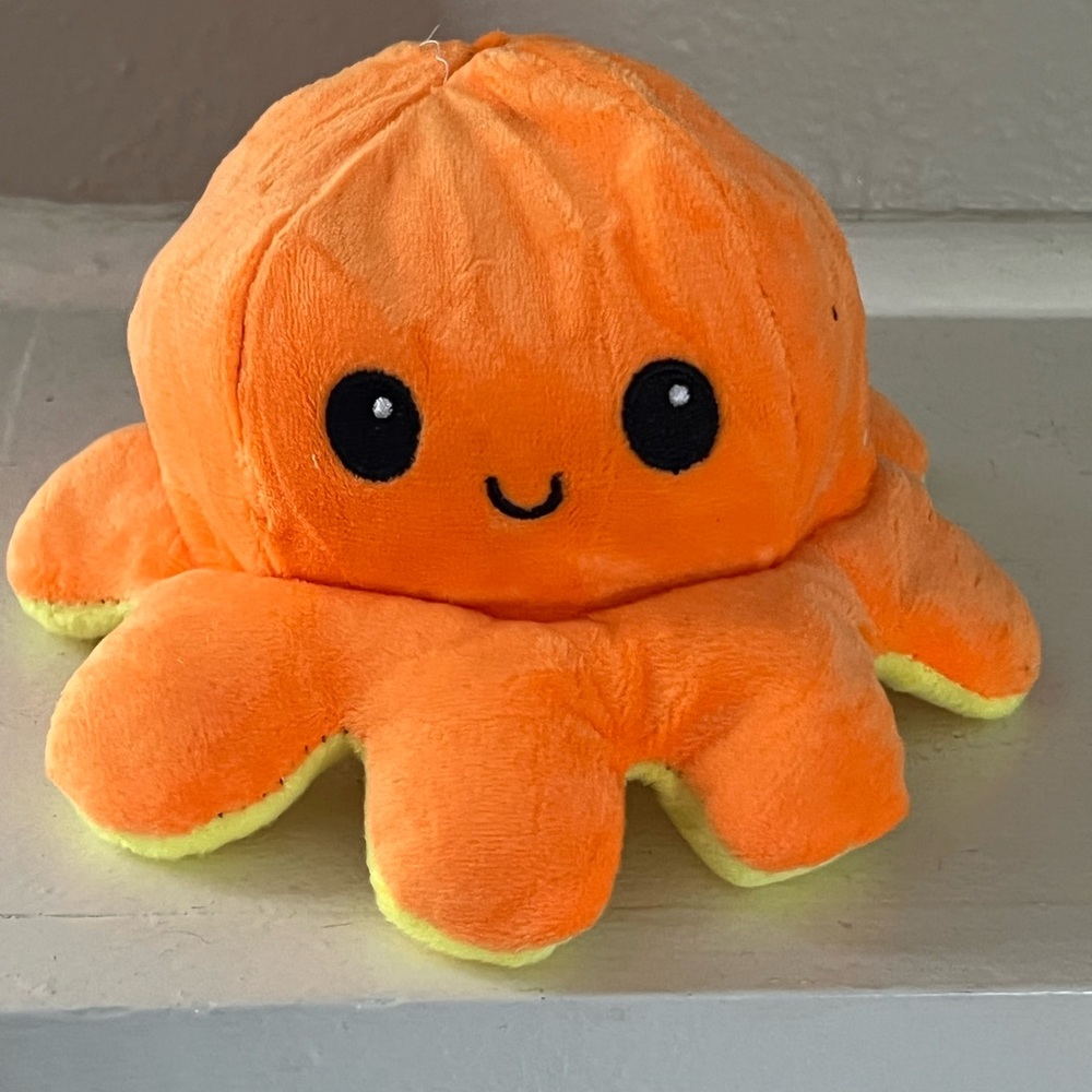 Reversible Octopus Plush Toy